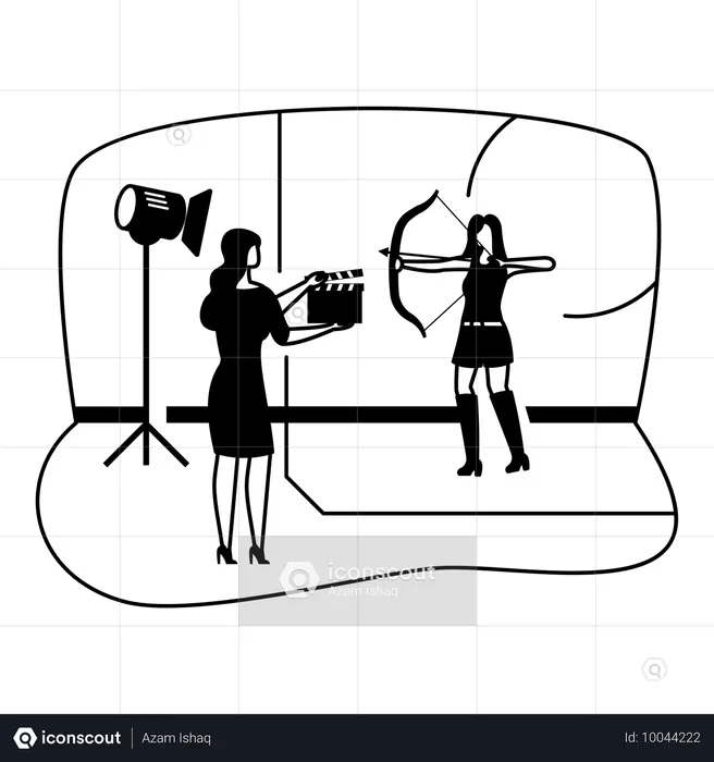 Activities performed during the television program  Illustration