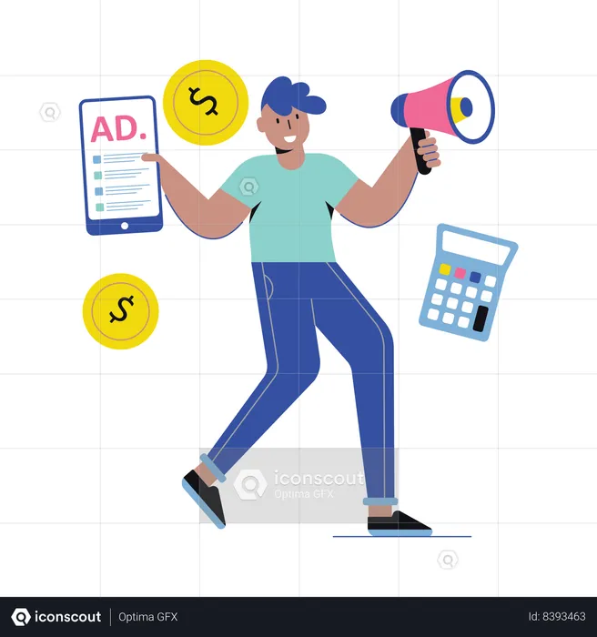 Ad Promotion  Illustration