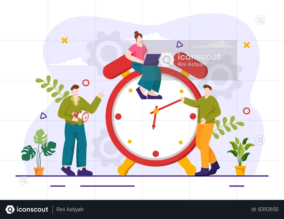 Adiando o trabalho  Ilustração