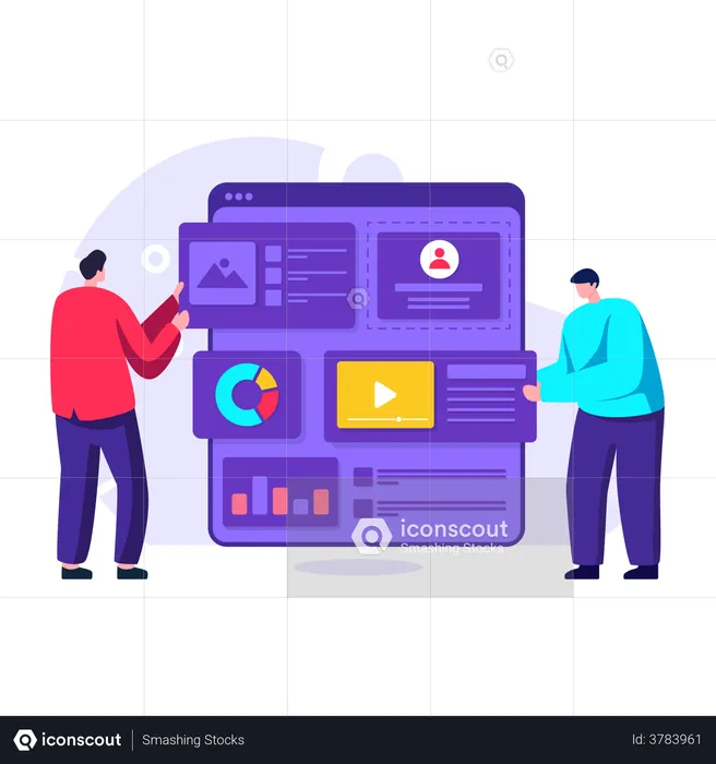 Admin panel  Illustration