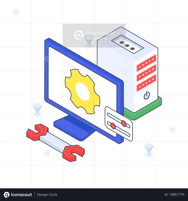 Gestión de servidores  Ilustración