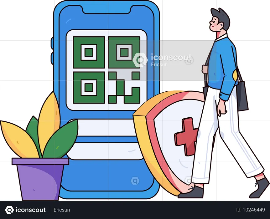 Advanced booking of healthcare facilities  Illustration