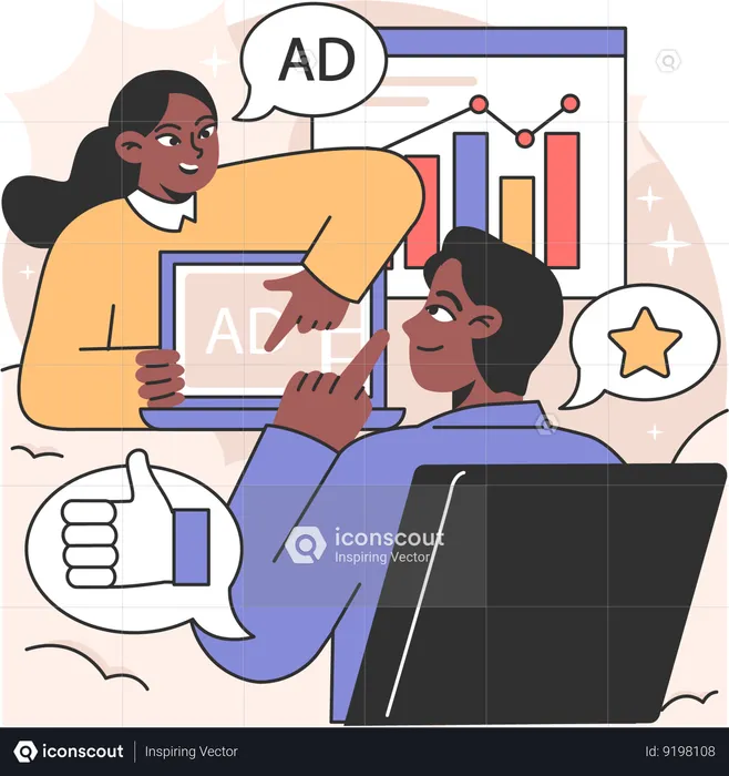 Advertising analysis  Illustration