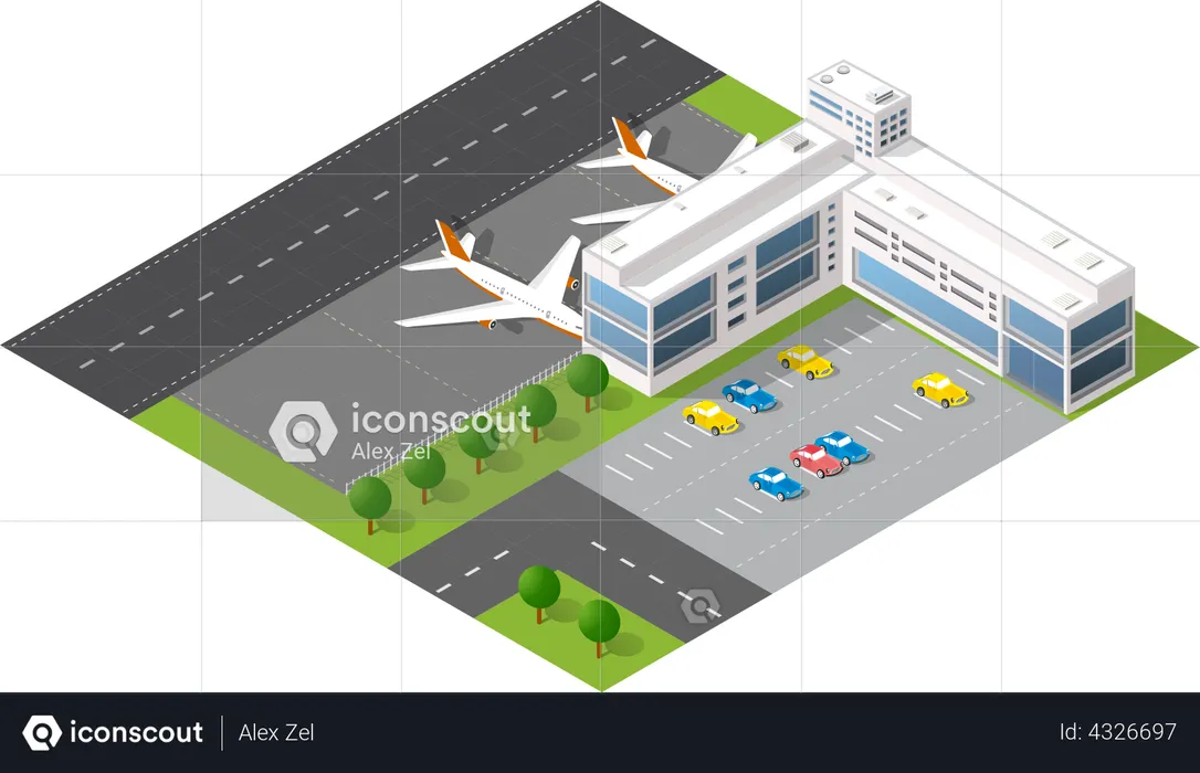 Aeropuerto  Ilustración