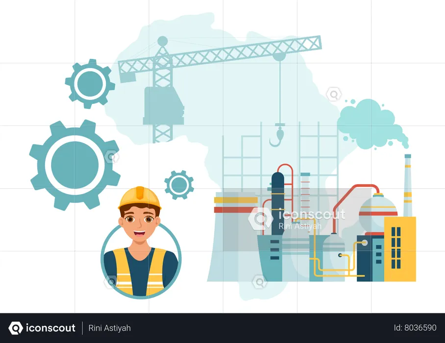 Africa Industrialization Day  Illustration