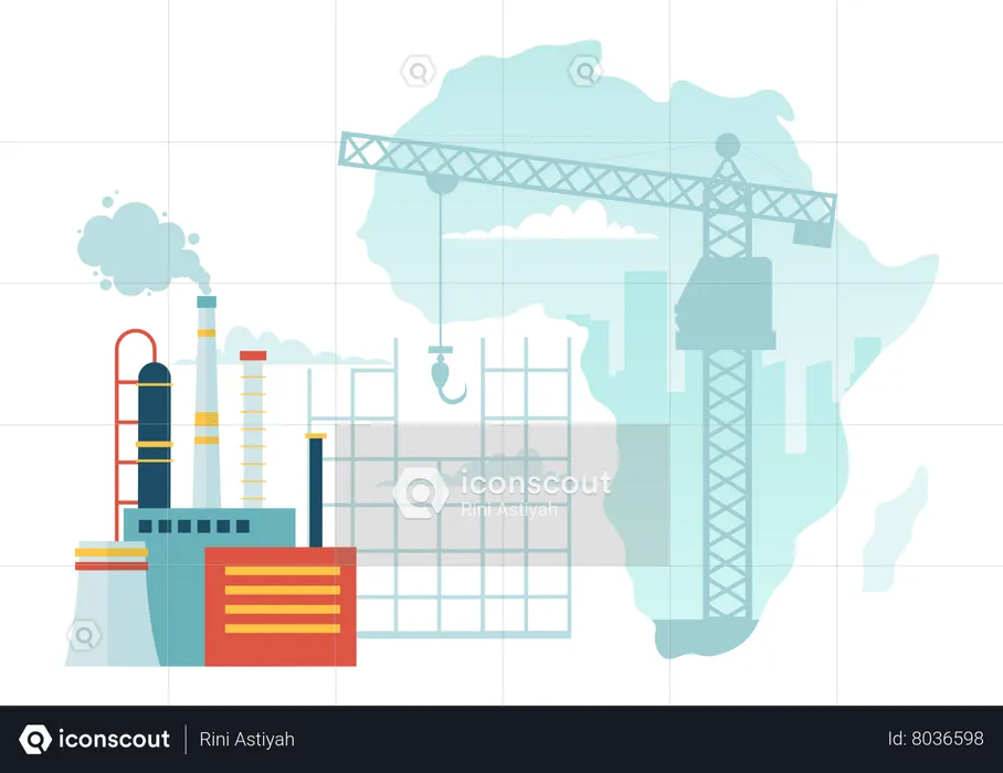 Africa Industrialization Day  Illustration