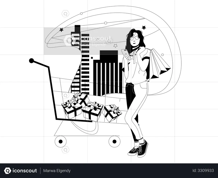 After login no product in cart  Illustration