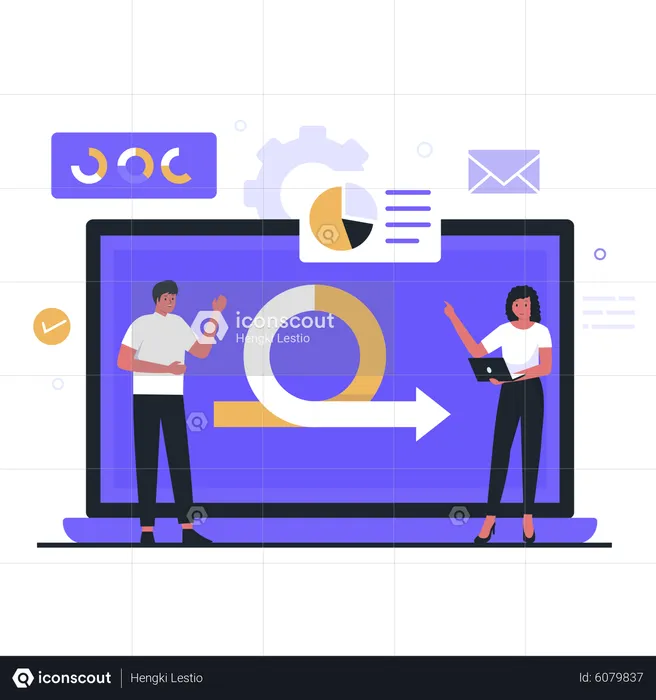 Agile project management  Illustration