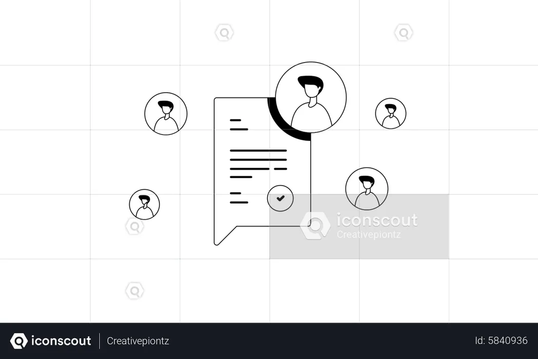 Agreement With Team Concept  Illustration