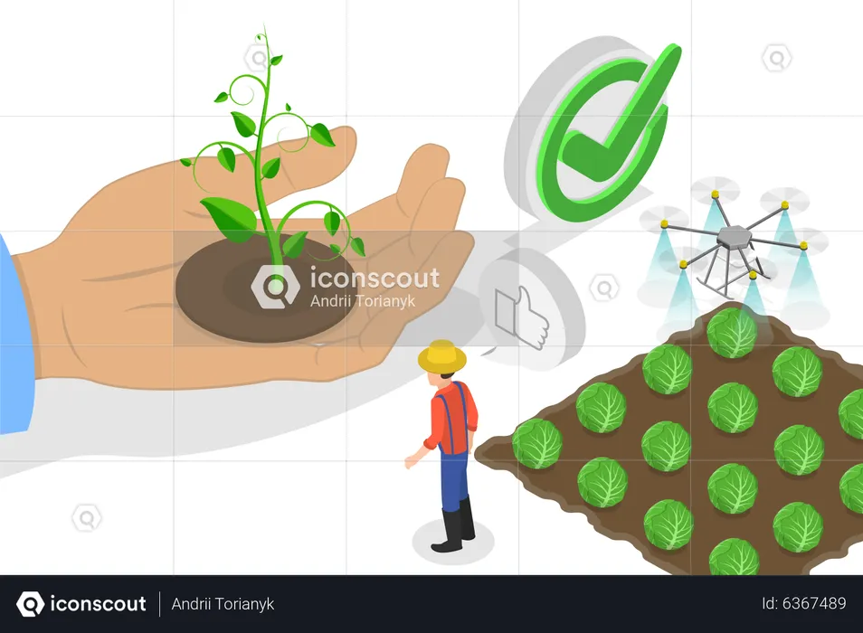 Agricultural Biotechnology  Illustration