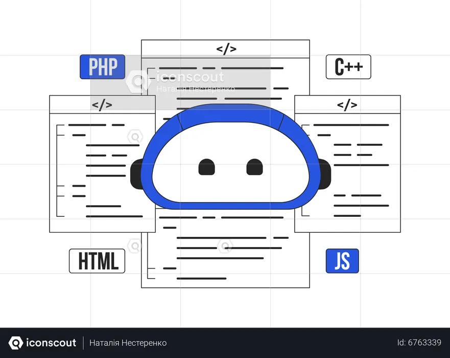 AI assisted coding  Illustration