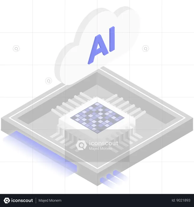 Ai Chip Architecture  Illustration