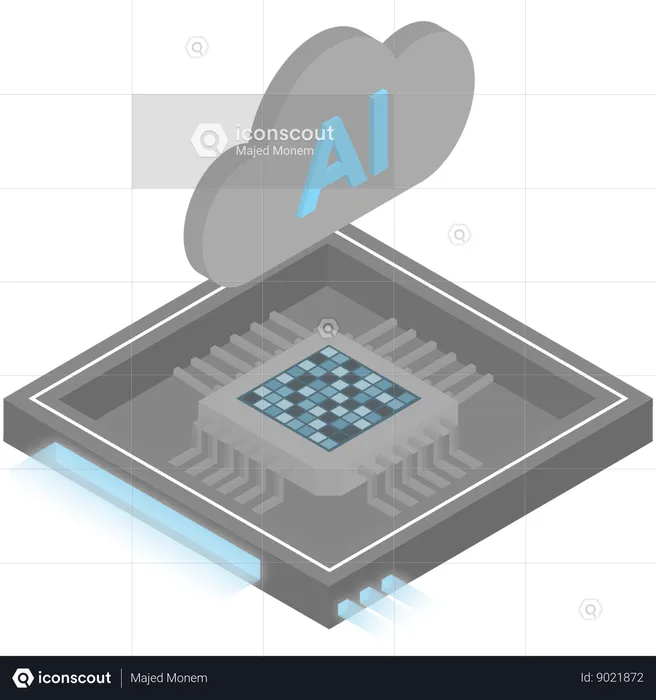 Ai Chip Architecture  Illustration