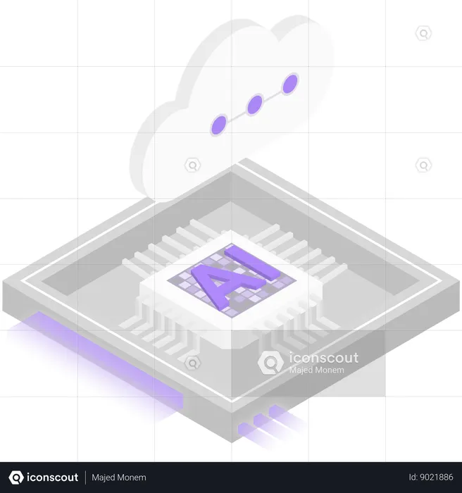 Ai Chip Architecture  Illustration