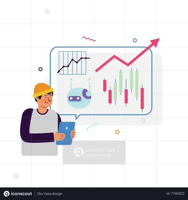 L'IA dans les services financiers  Illustration