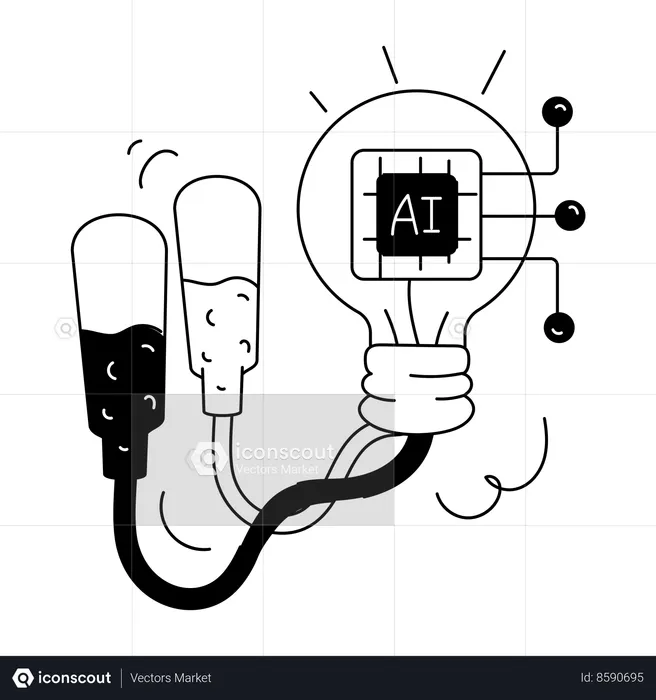 AI Innovation  Illustration