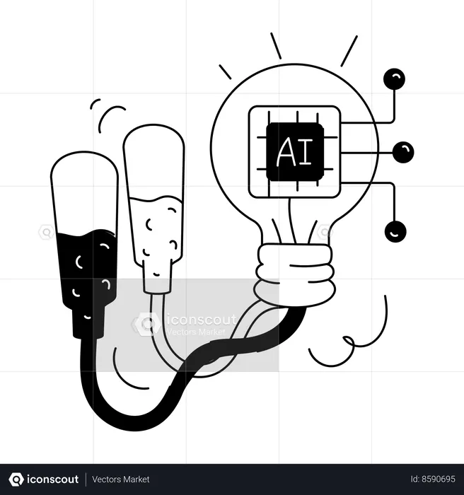 Inovação em IA  Ilustração