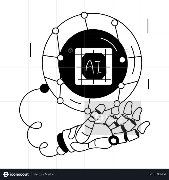 AI Network  Illustration