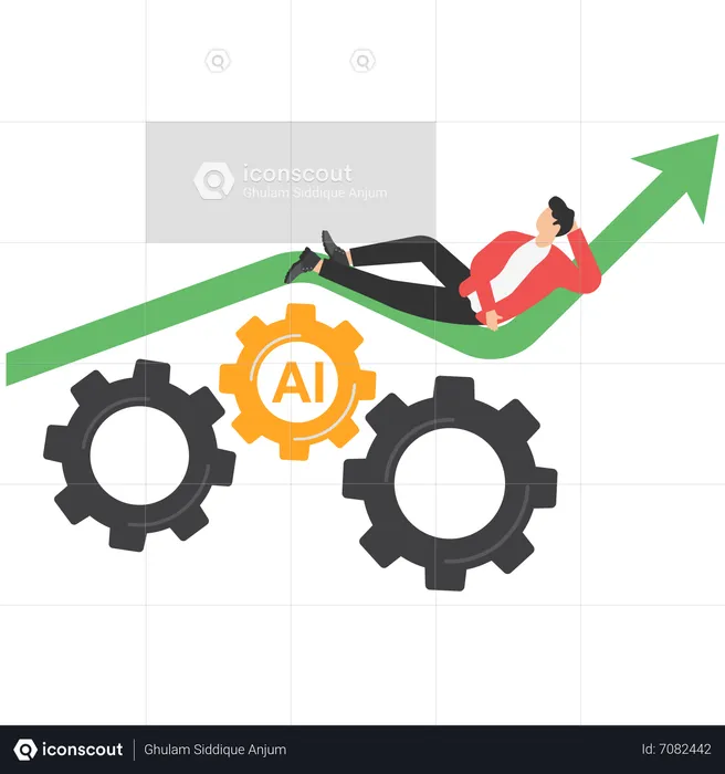 L’IA pour révolutionner la productivité et l’efficacité  Illustration