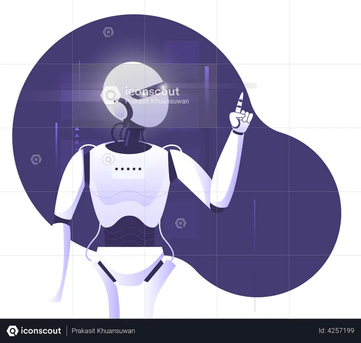 AI Robotic  Illustration