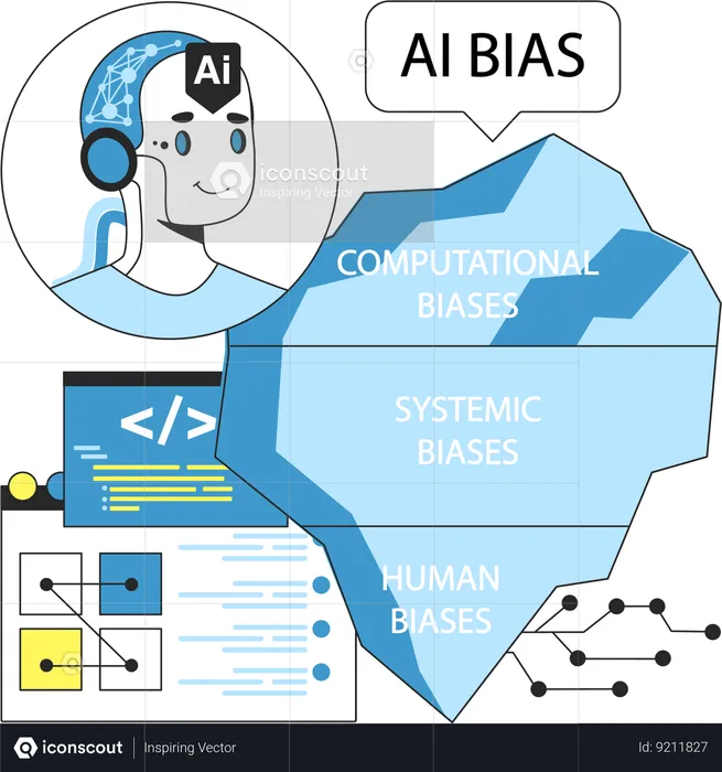 AI robotics tech  Illustration