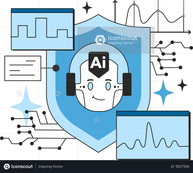 AI technology  Illustration