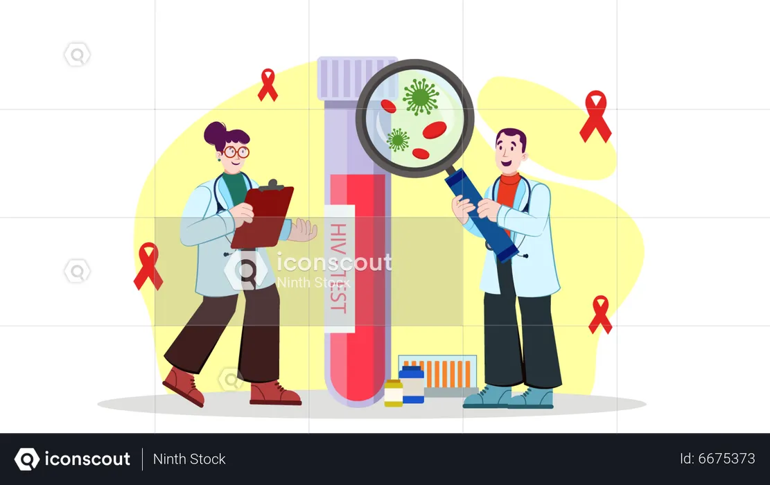 Aids Day Awareness  Illustration
