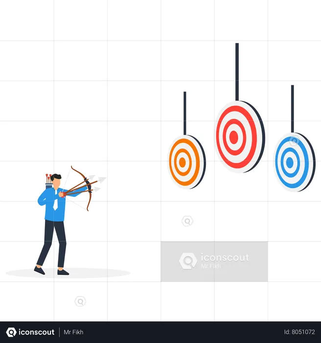 Aiming multiple targets in one shot  Illustration