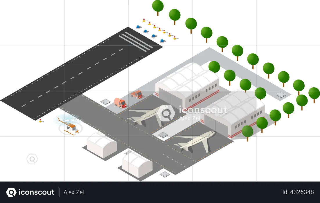 Airport  Illustration