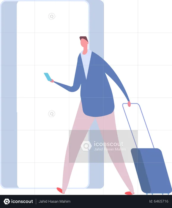 Airport security gate  Illustration