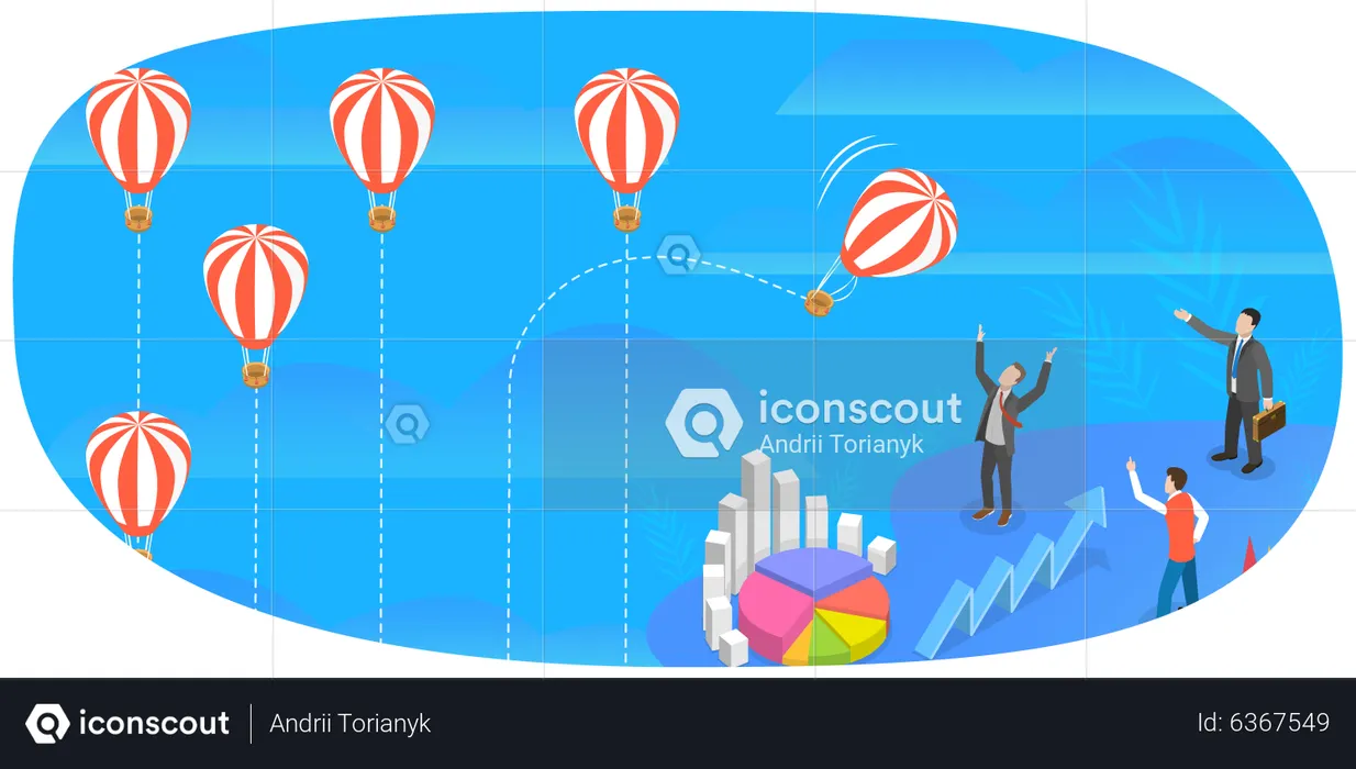 Ajuste de estratégia de negócios  Ilustração