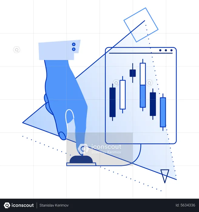 Aktieninvestition  Illustration