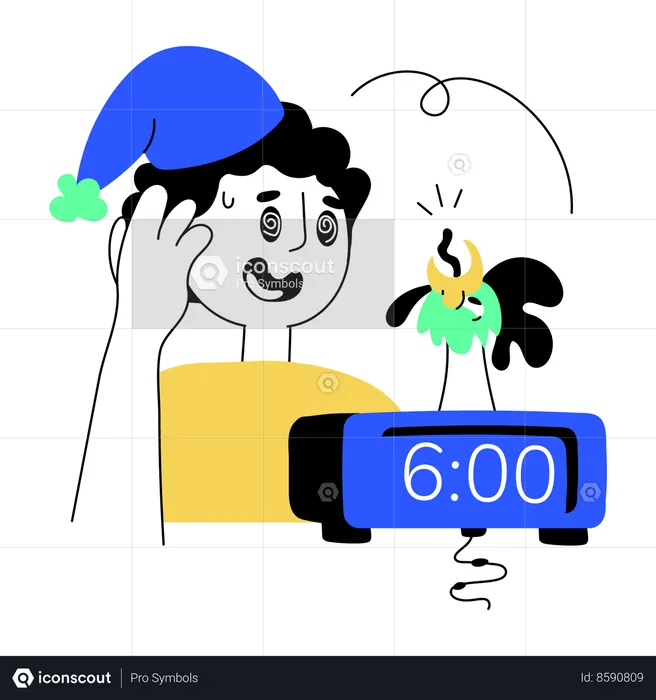 Alarma matutina  Ilustración