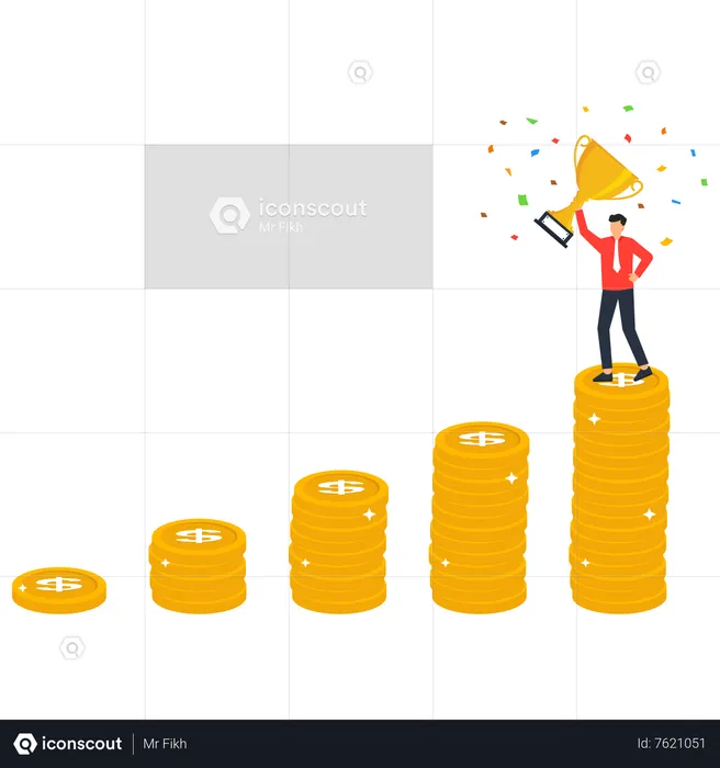 Alcanzando la libertad financiera  Ilustración