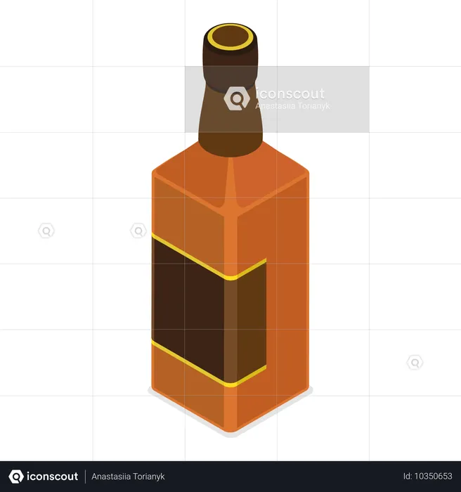 Alcohol Bottles  Illustration