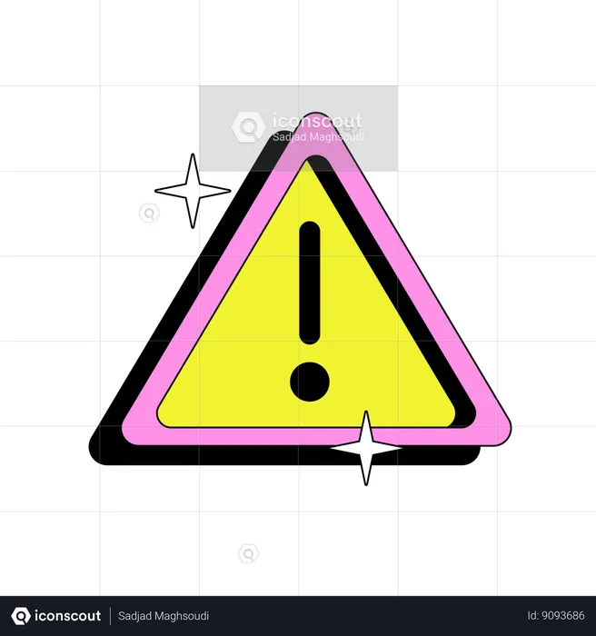 Alerts Triangle  Illustration