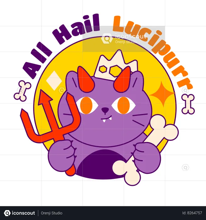 All hail lucifer  Illustration