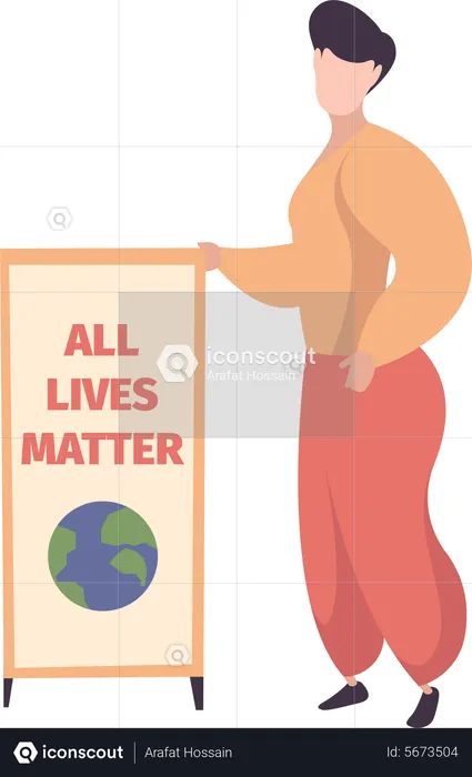 All Lives Matter  Illustration