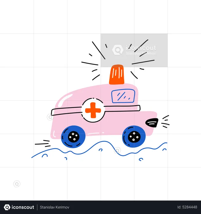 Ambulance car  Illustration