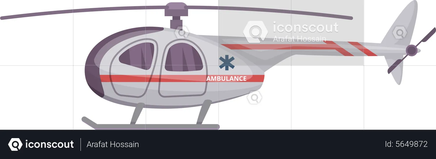 Ambulance Helicopter  Illustration