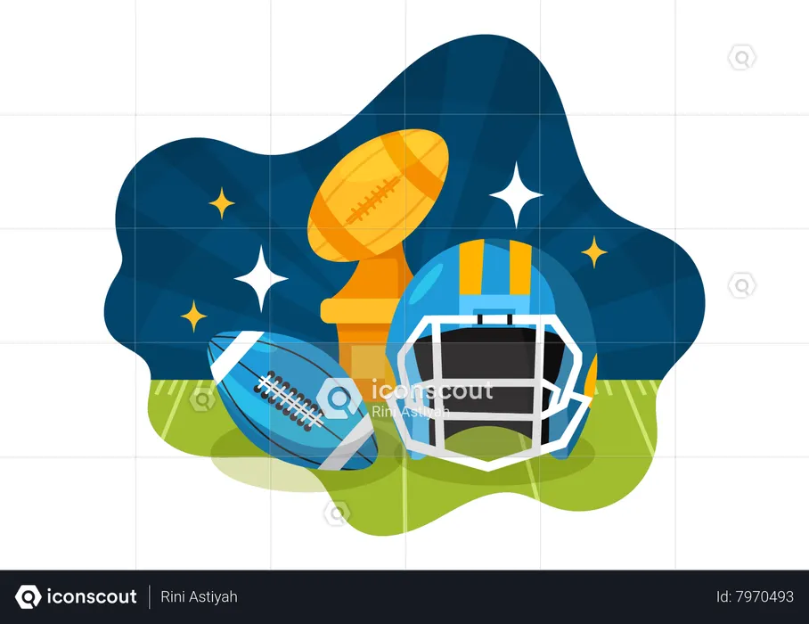 American Football  Illustration