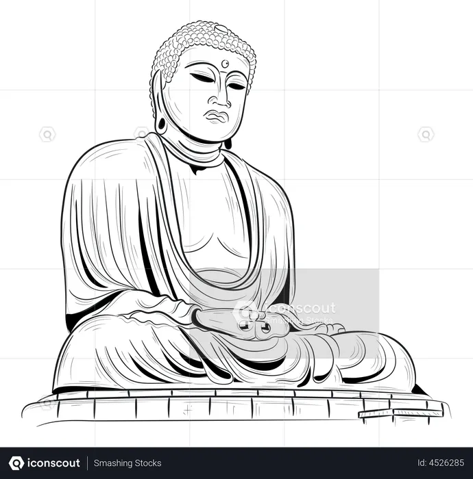 Buda Amida  Ilustración