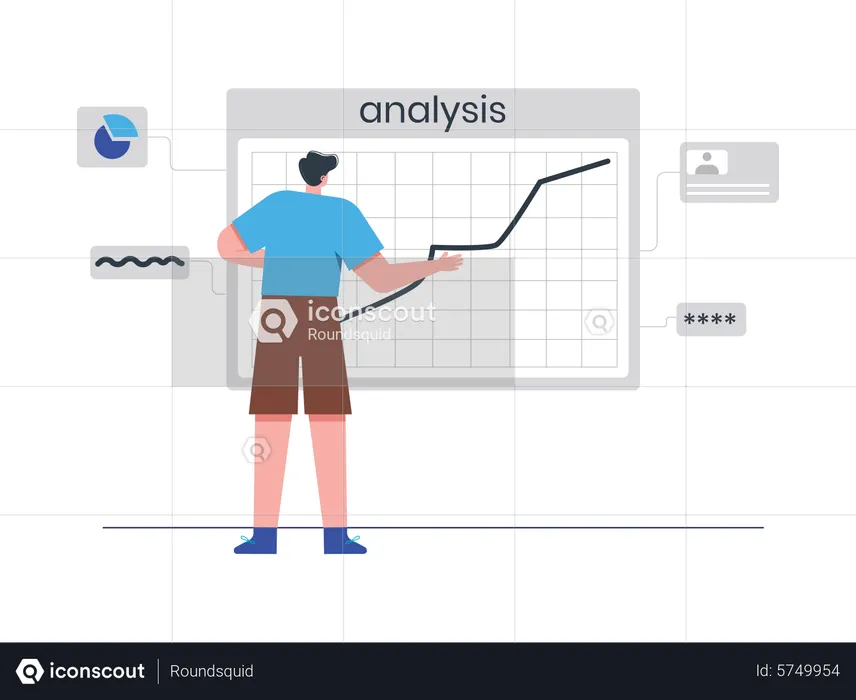 Análise de dados de SEO  Ilustração