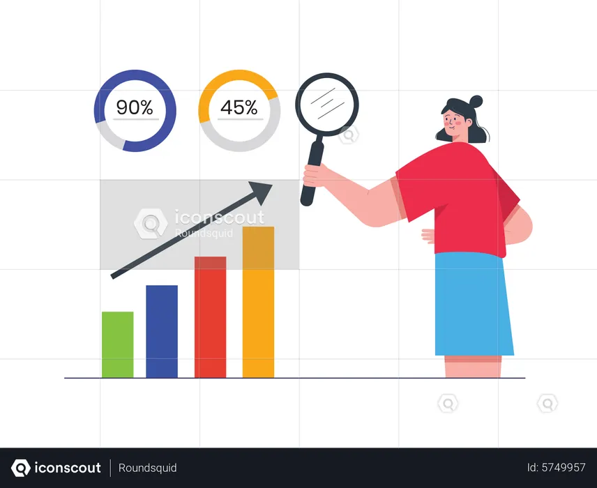 Análise de dados de SEO  Ilustração