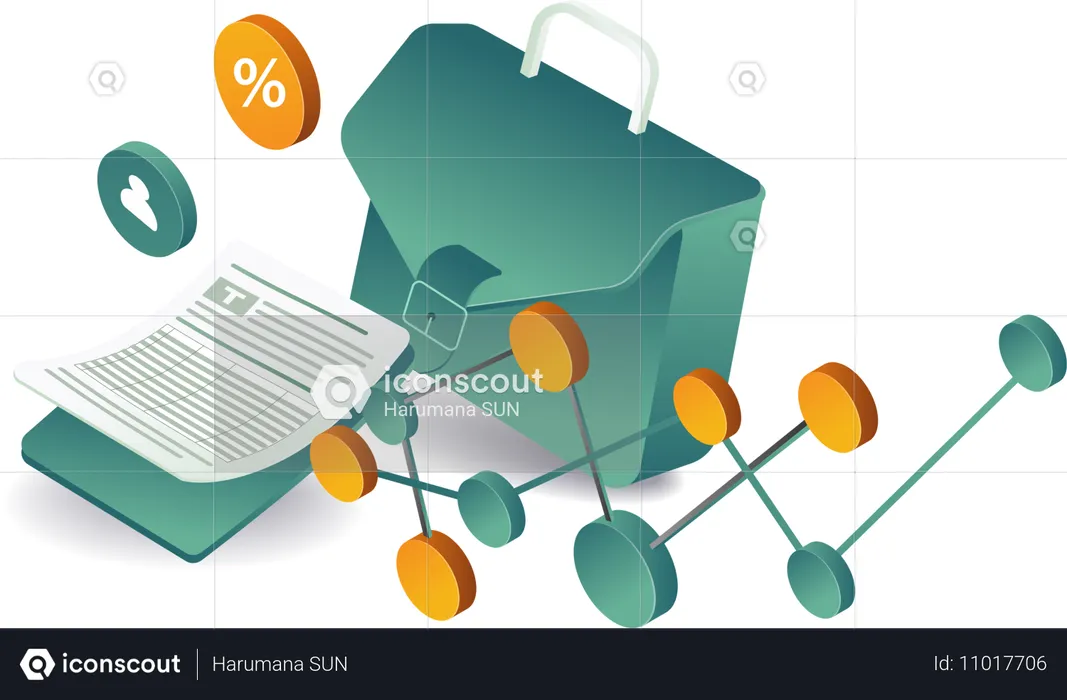 Análise de empreendedores de sucesso  Ilustração