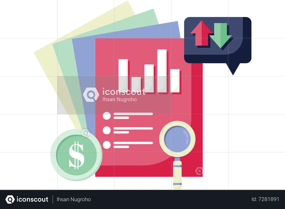 Analise financeira  Ilustração