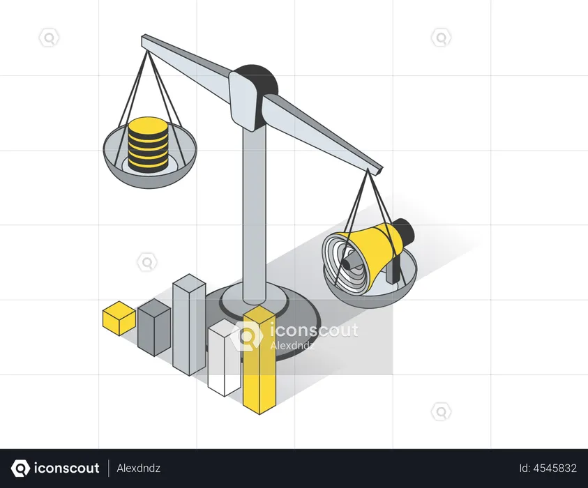 Análise de direito de marketing  Ilustração