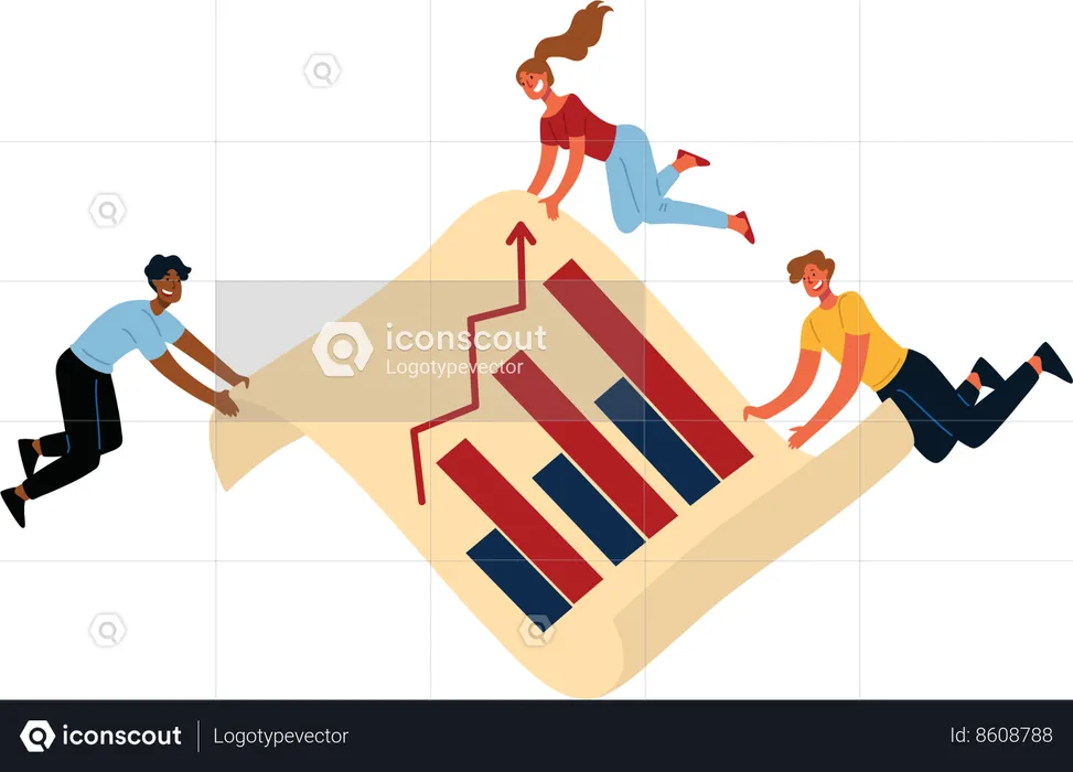 Análisis de datos comerciales  Ilustración