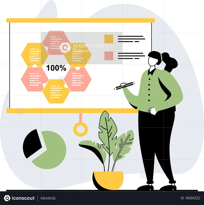 Análisis de datos comerciales  Ilustración