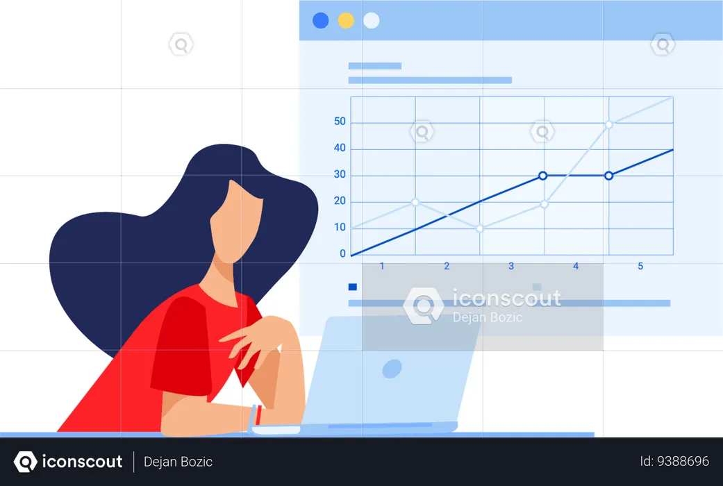 Análisis de datos y estadísticas  Ilustración